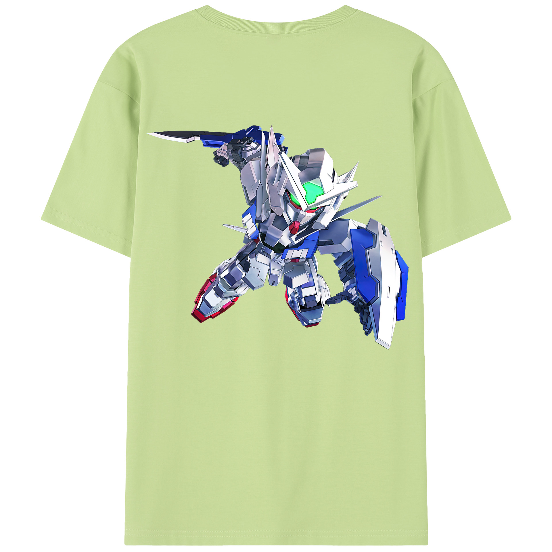（画像用） 機動戦士ガンダム Mobile Suit Gundam 綿100％半袖Tシャツ（背面プリント）